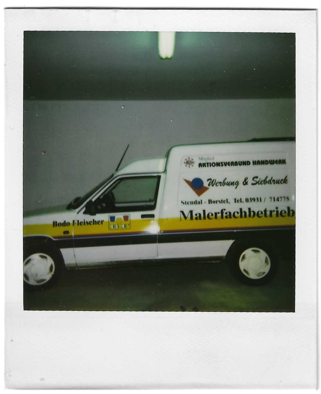 Firmenauto Malerfachbetrieb 1990-2001